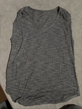 lululemon athletica Gray Space-Dye Tank